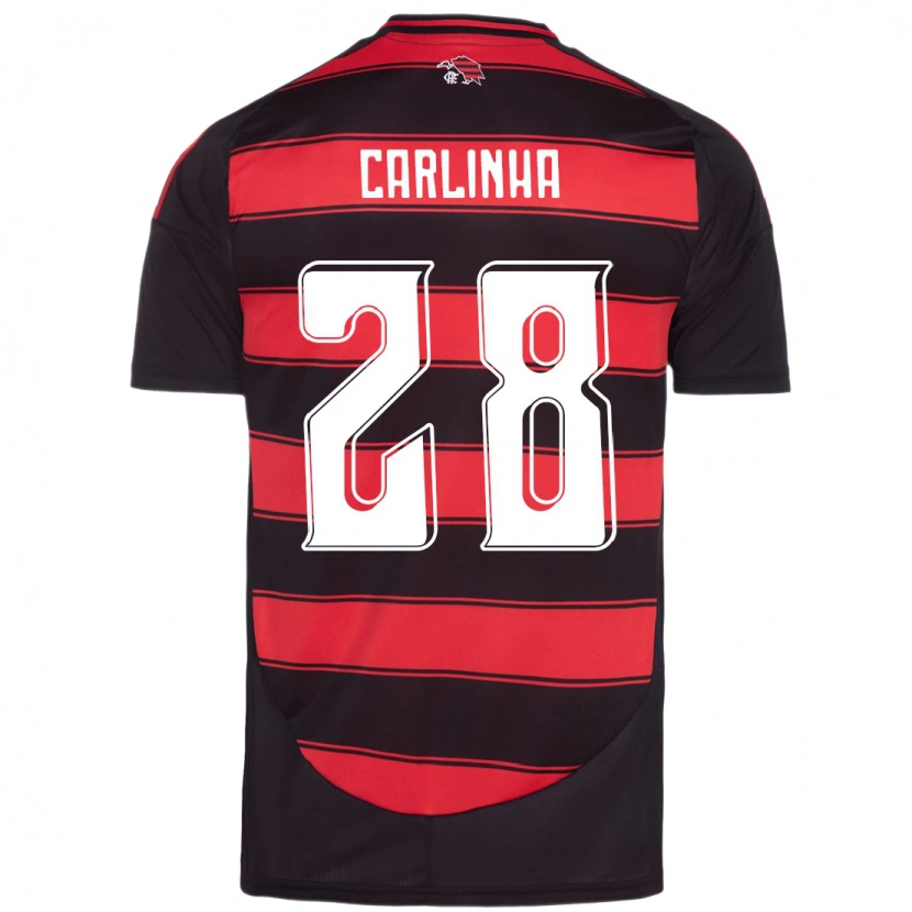 Danxen Homem Camisola Carlinha #28 Vermelho Preto Principal 2025/26 Camisa Brasil