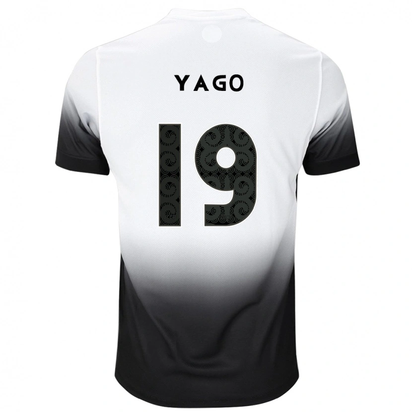 Danxen Homem Camisola Yago #19 Branco Preto Principal 2025/26 Camisa Brasil