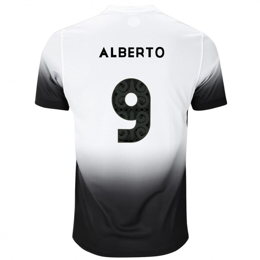 Danxen Homem Camisola Yuri Alberto #9 Branco Preto Principal 2025/26 Camisa Brasil