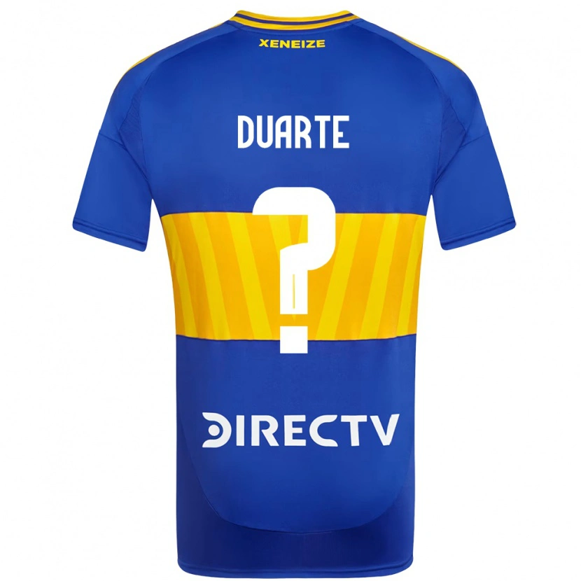 Danxen Homem Camisola Kevin Duarte #0 Azul Royal Amarelo Principal 2025/26 Camisa Brasil