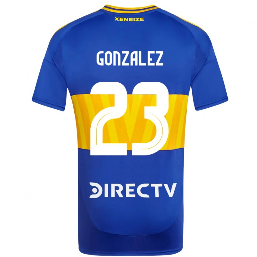 Danxen Homem Camisola Diego Gonzalez #23 Azul Royal Amarelo Principal 2025/26 Camisa Brasil