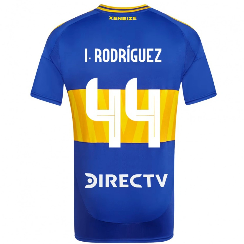 Danxen Homem Camisola Ignacio Rodríguez #44 Azul Royal Amarelo Principal 2025/26 Camisa Brasil