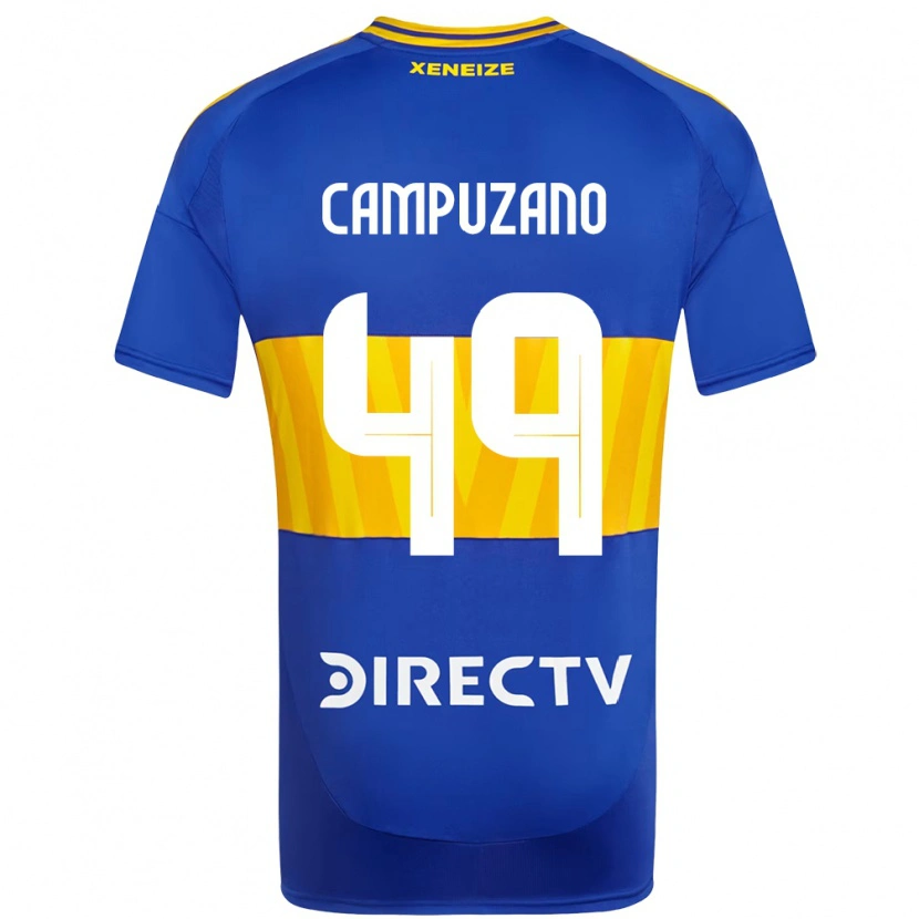 Danxen Homem Camisola Jorman Campuzano #49 Azul Royal Amarelo Principal 2025/26 Camisa Brasil