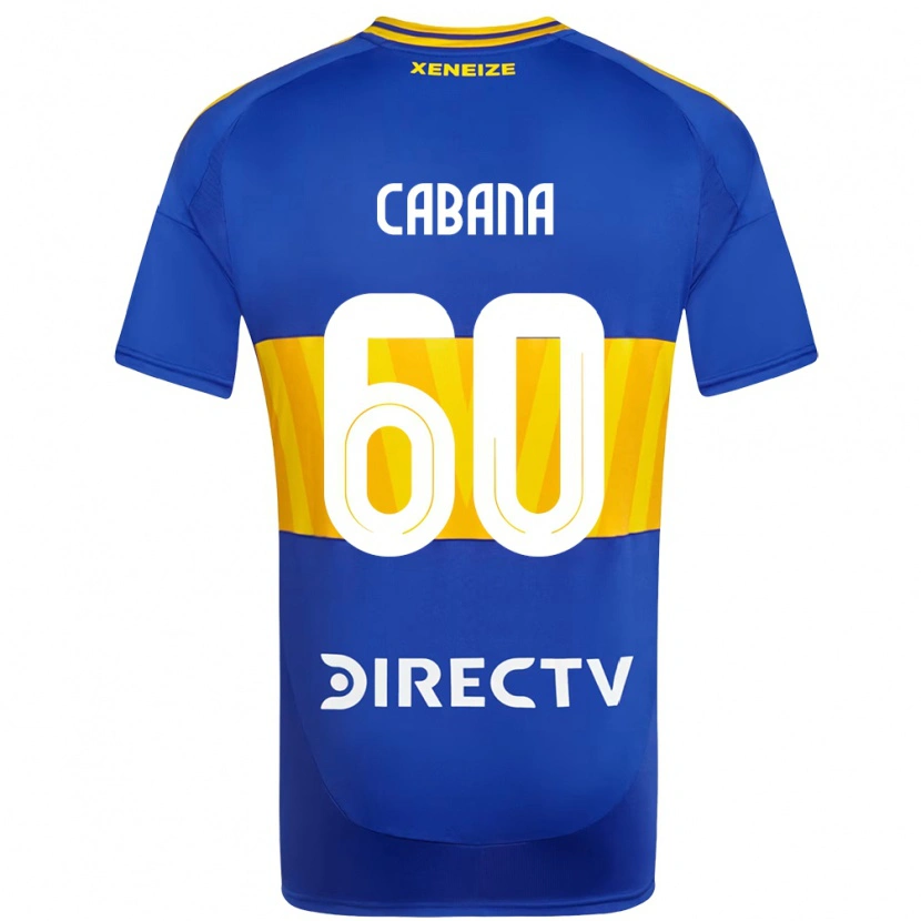 Danxen Homem Camisola Juan Pablo Cabana #60 Azul Royal Amarelo Principal 2025/26 Camisa Brasil