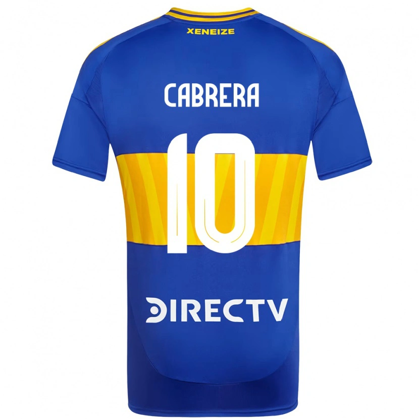 Danxen Homem Camisola Micaela Cabrera #10 Azul Royal Amarelo Principal 2025/26 Camisa Brasil