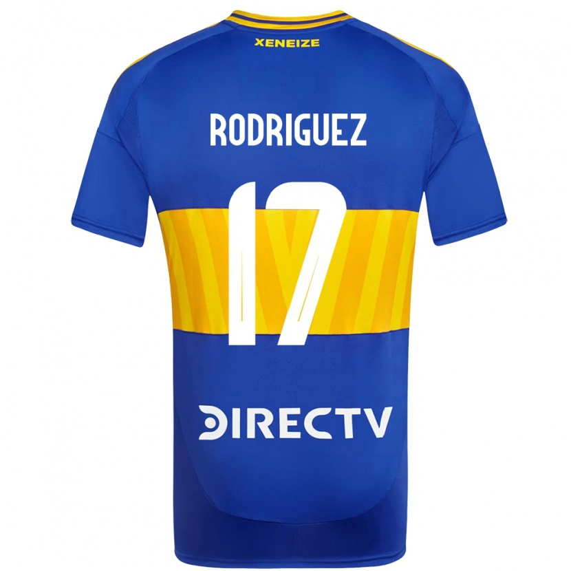 Danxen Homem Camisola Fanny Rodriguez #17 Azul Royal Amarelo Principal 2025/26 Camisa Brasil