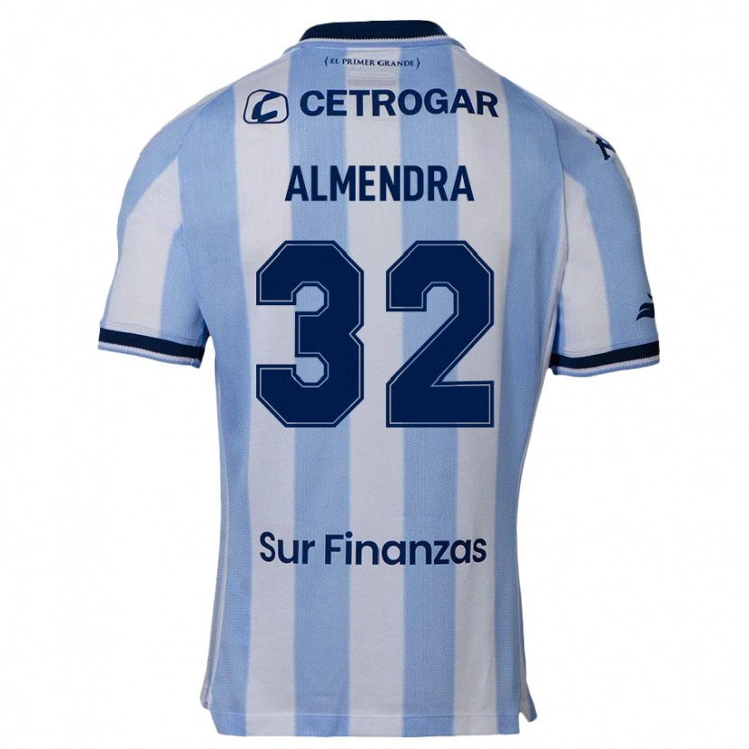 Danxen Homem Camisola Agustín Almendra #32 Azul Celeste Principal 2025/26 Camisa Brasil