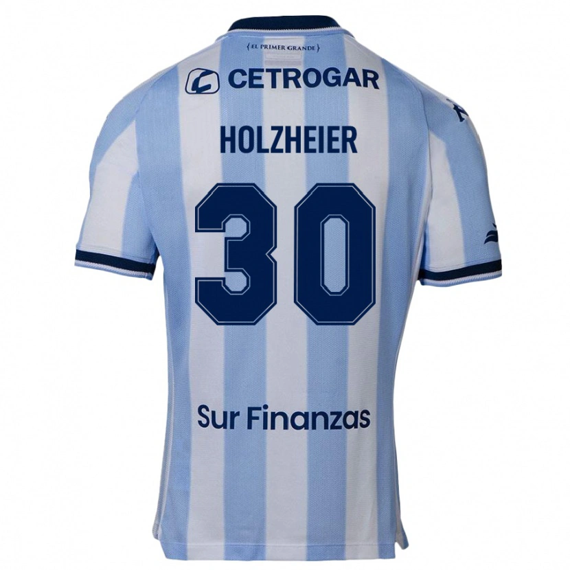 Danxen Homem Camisola Agostina Holzheier #30 Azul Celeste Principal 2025/26 Camisa Brasil