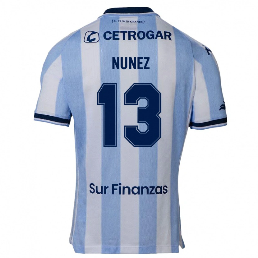 Danxen Homem Camisola Matias Nunez #13 Azul Celeste Principal 2025/26 Camisa Brasil