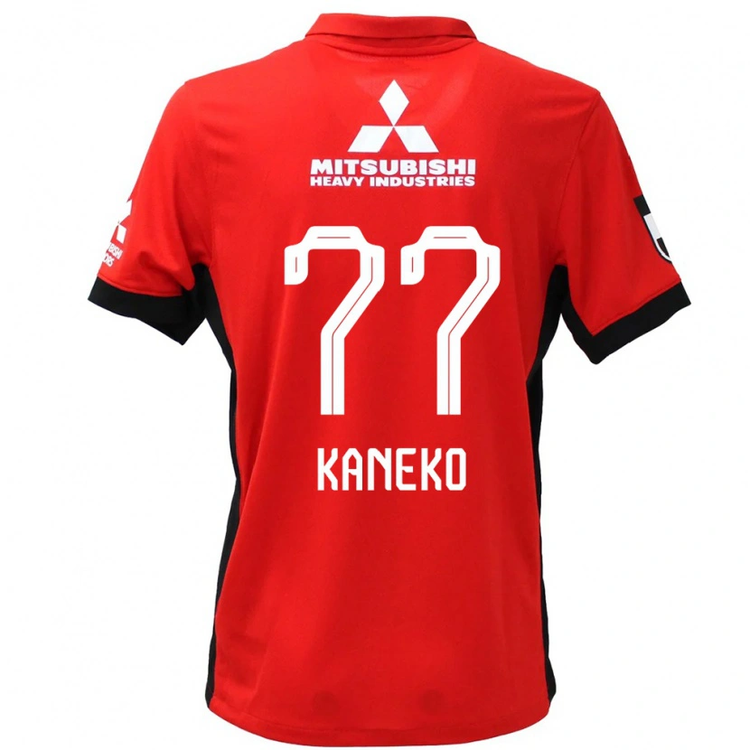 Danxen Homem Camisola Takuro Kaneko #77 Vermelho Branco Principal 2025/26 Camisa Brasil