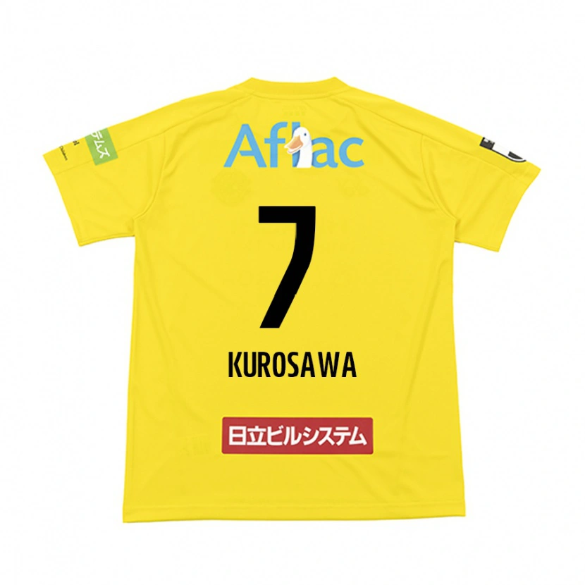 Danxen Homem Camisola Shido Kurosawa #7 Preto Amarelo Principal 2025/26 Camisa Brasil