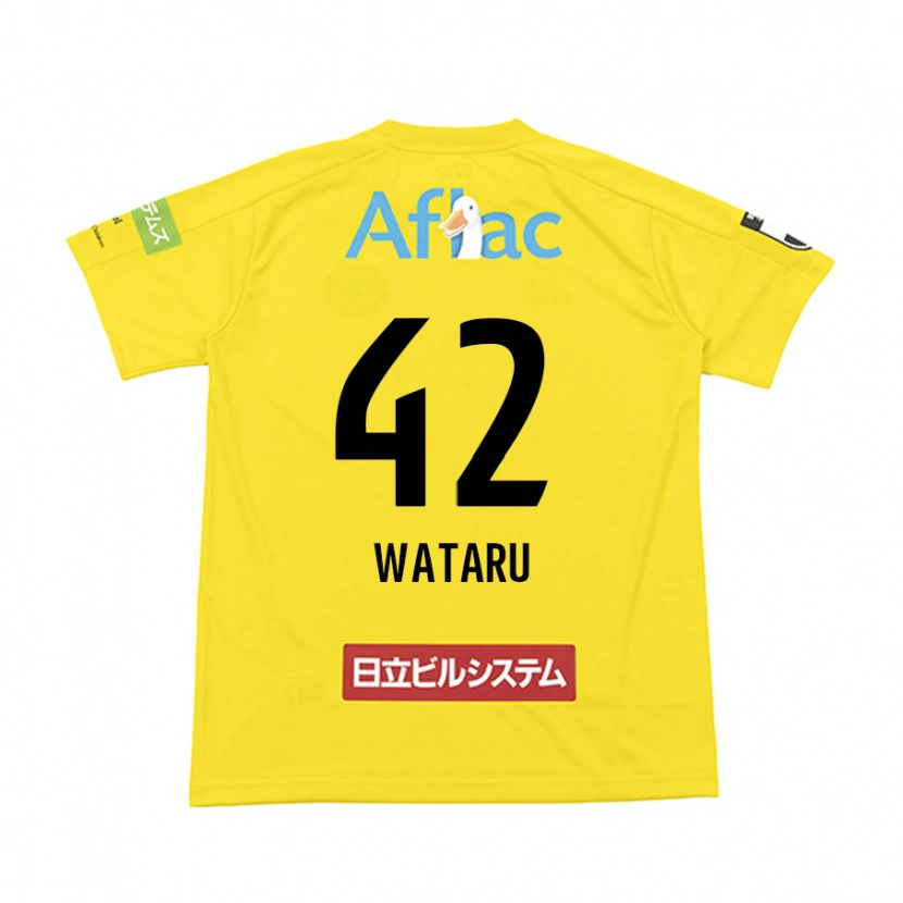 Danxen Homem Camisola Wataru Harada #42 Preto Amarelo Principal 2025/26 Camisa Brasil