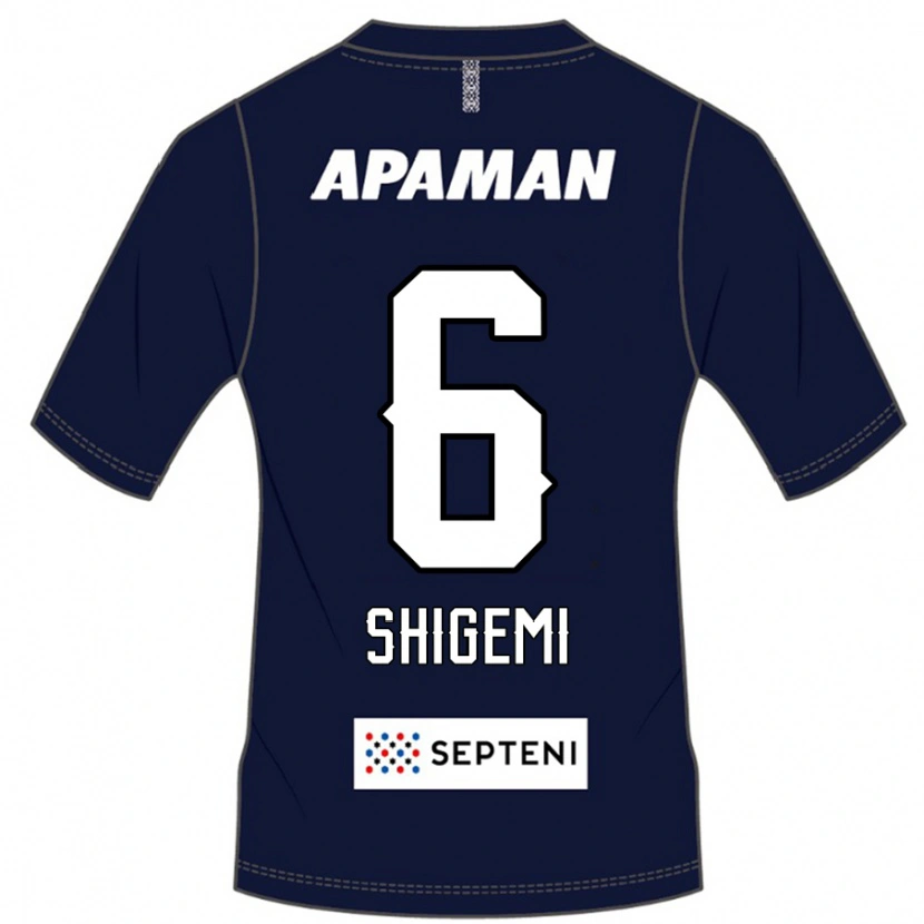 Danxen Homem Camisola Masato Shigemi #6 Azul Royal Branco Principal 2025/26 Camisa Brasil