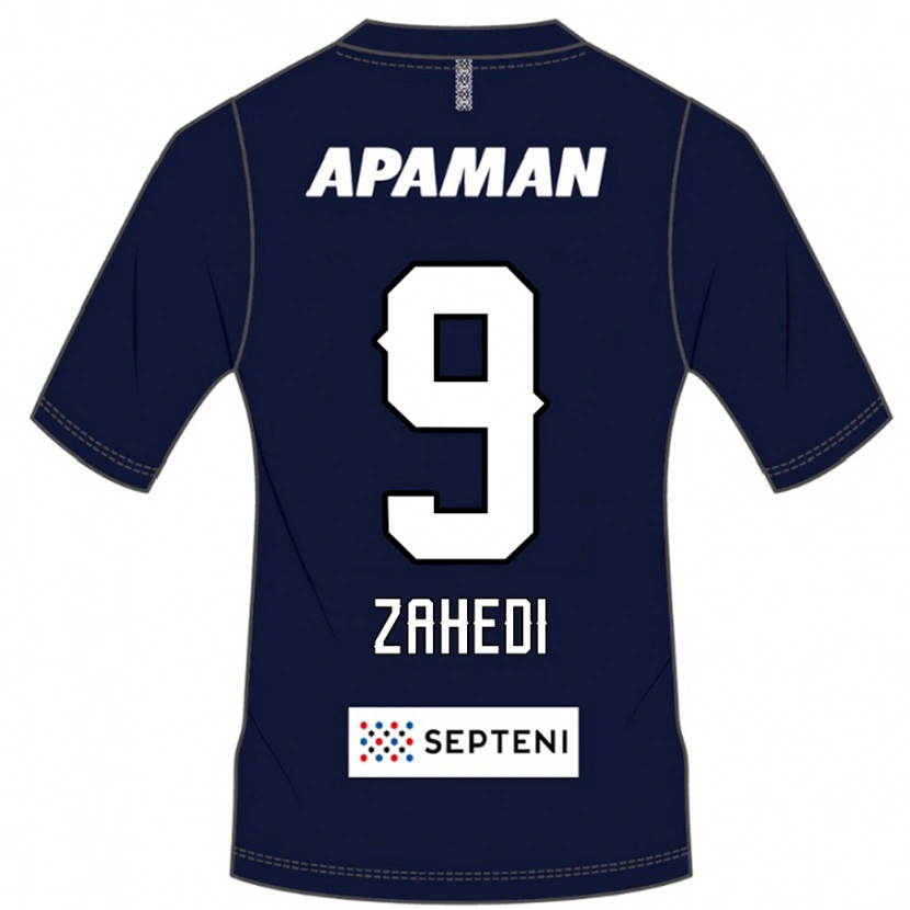 Danxen Homem Camisola Shahab Zahedi #9 Azul Royal Branco Principal 2025/26 Camisa Brasil