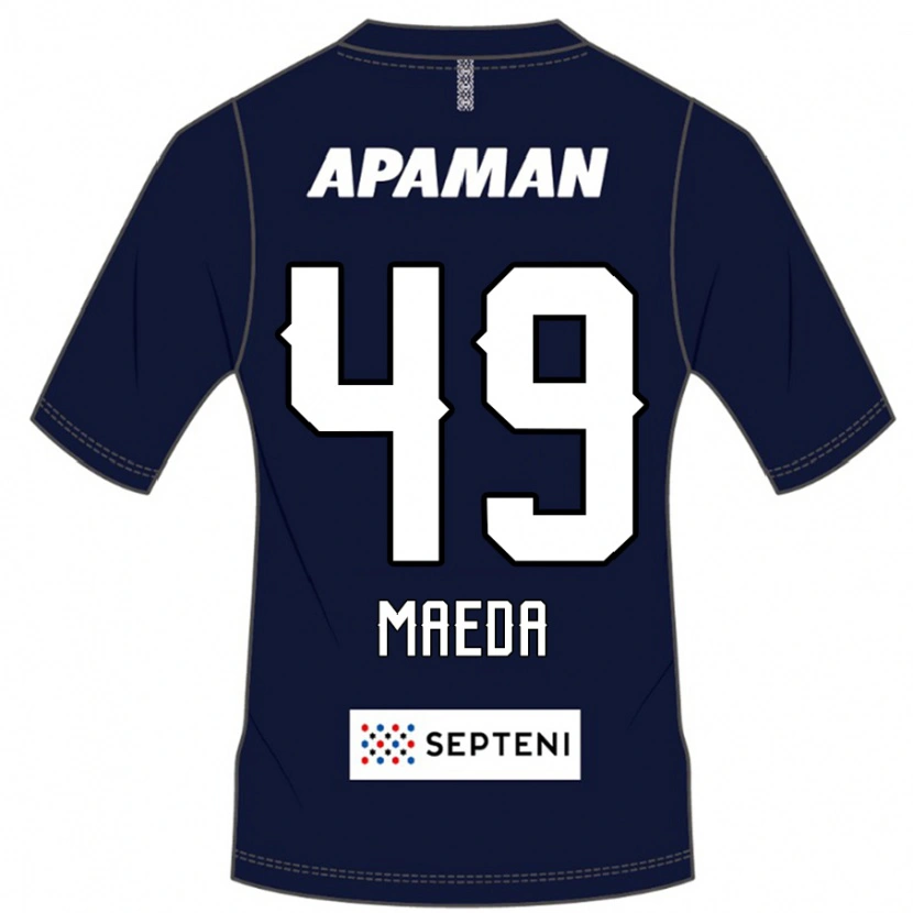 Danxen Homem Camisola Ichika Maeda #49 Azul Royal Branco Principal 2025/26 Camisa Brasil