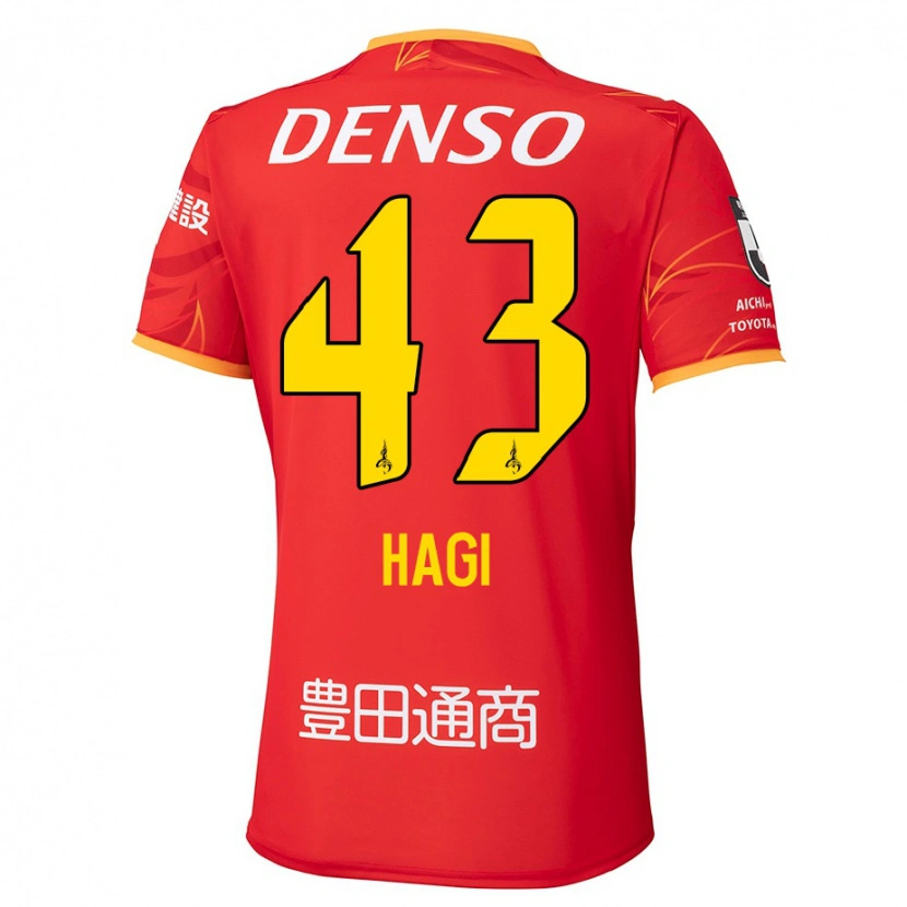 Danxen Homem Camisola Hiroaki Hagi #43 Vermelho Amarelo Principal 2025/26 Camisa Brasil