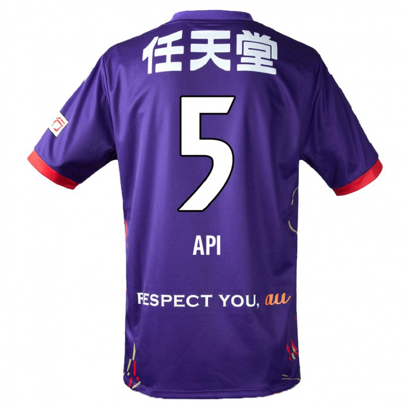 Danxen Homem Camisola Hisashi Appiah Tawiah #5 Roxo Branco Preto Principal 2025/26 Camisa Brasil