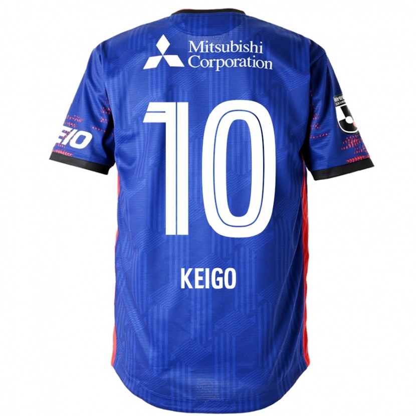 Danxen Homem Camisola Keigo Higashi #10 Azul Royal Branco Principal 2025/26 Camisa Brasil