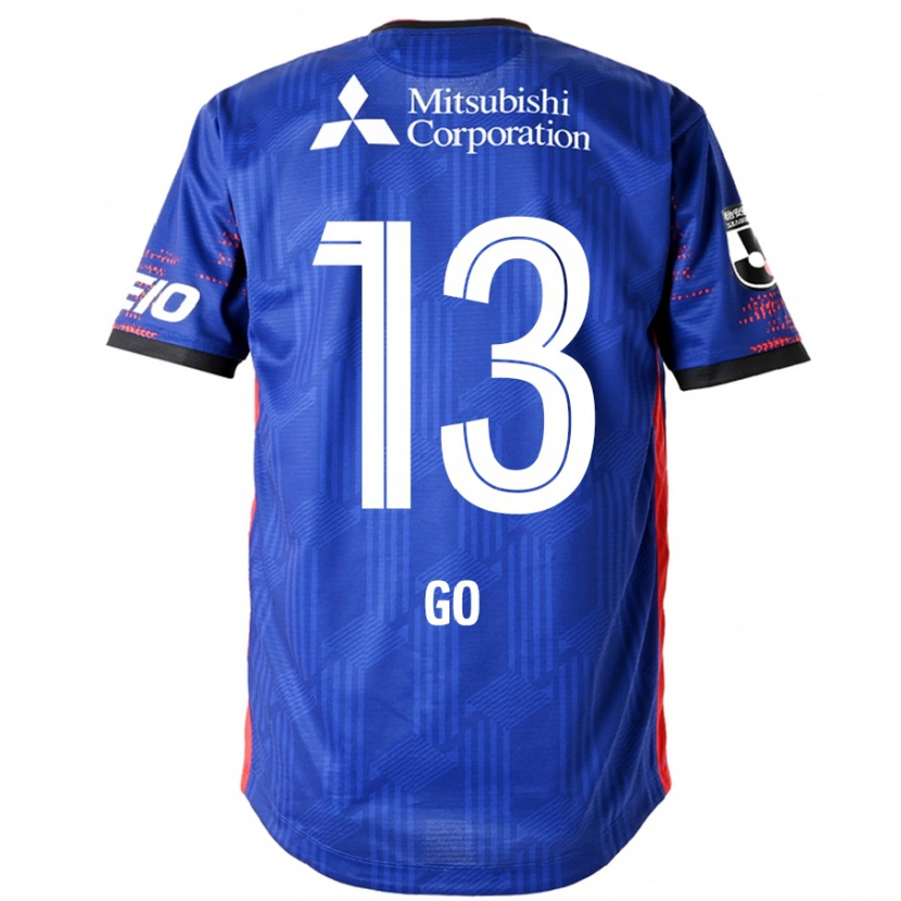 Danxen Homem Camisola Go Hatano #13 Azul Royal Branco Principal 2025/26 Camisa Brasil