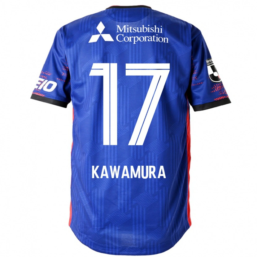Danxen Homem Camisola Riku Kawamura #17 Azul Royal Branco Principal 2025/26 Camisa Brasil