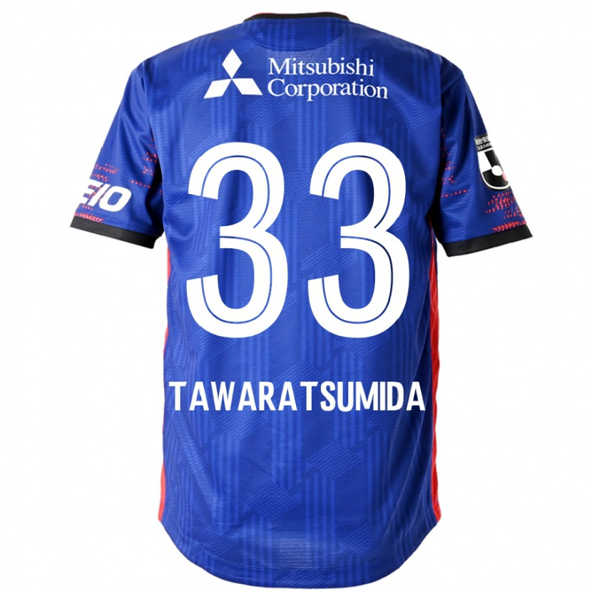 Danxen Homem Camisola Kota Tawaratsumida #33 Azul Royal Branco Principal 2025/26 Camisa Brasil