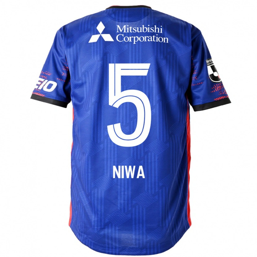 Danxen Homem Camisola Daiki Niwa #5 Azul Royal Branco Principal 2025/26 Camisa Brasil