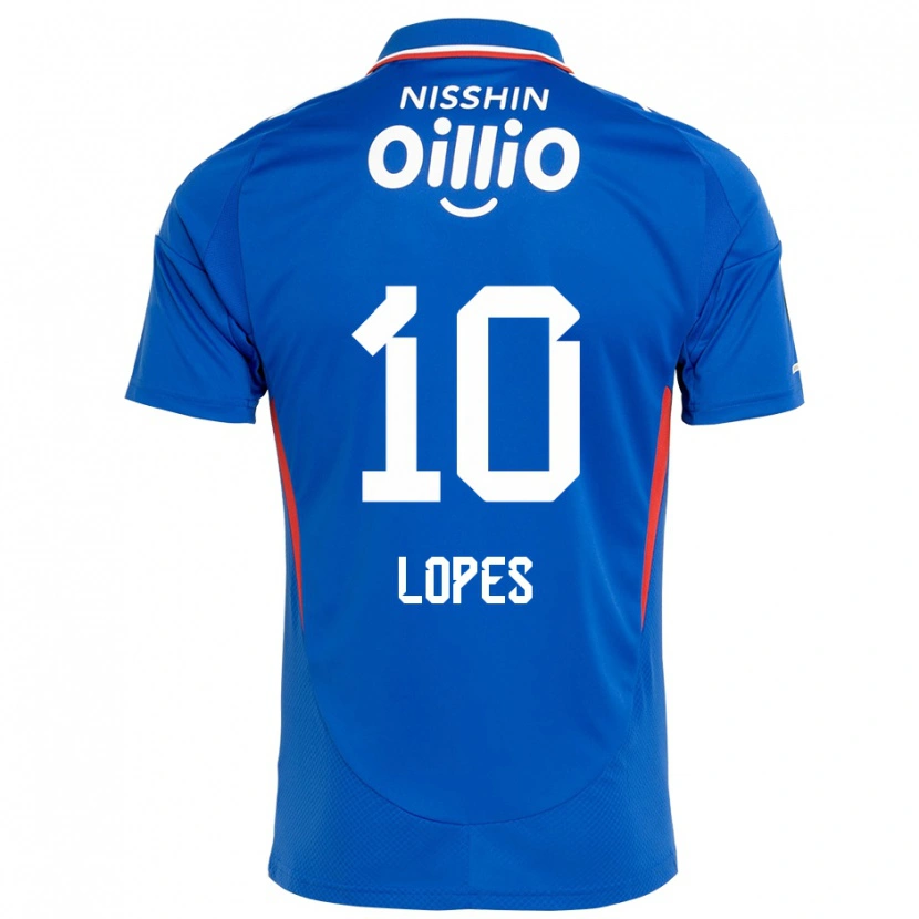 Danxen Homem Camisola Anderson Lopes #10 Azul Royal Branco Principal 2025/26 Camisa Brasil