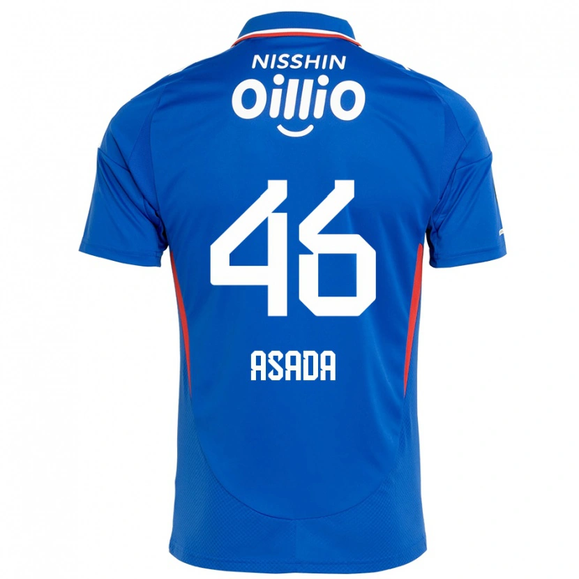 Danxen Homem Camisola Hiroto Asada #46 Azul Royal Branco Principal 2025/26 Camisa Brasil