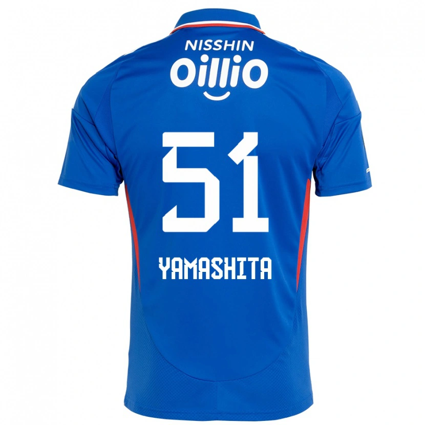 Danxen Homem Camisola Shoma Yamashita #51 Azul Royal Branco Principal 2025/26 Camisa Brasil