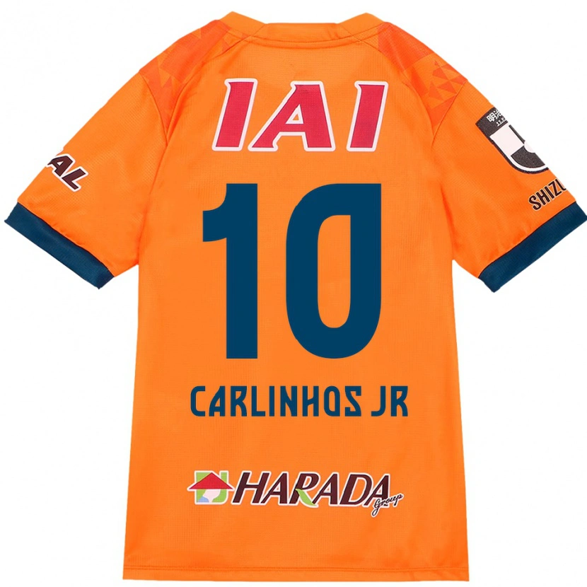 Danxen Homem Camisola Carlinhos Junior #10 Laranja Vermelho Principal 2025/26 Camisa Brasil