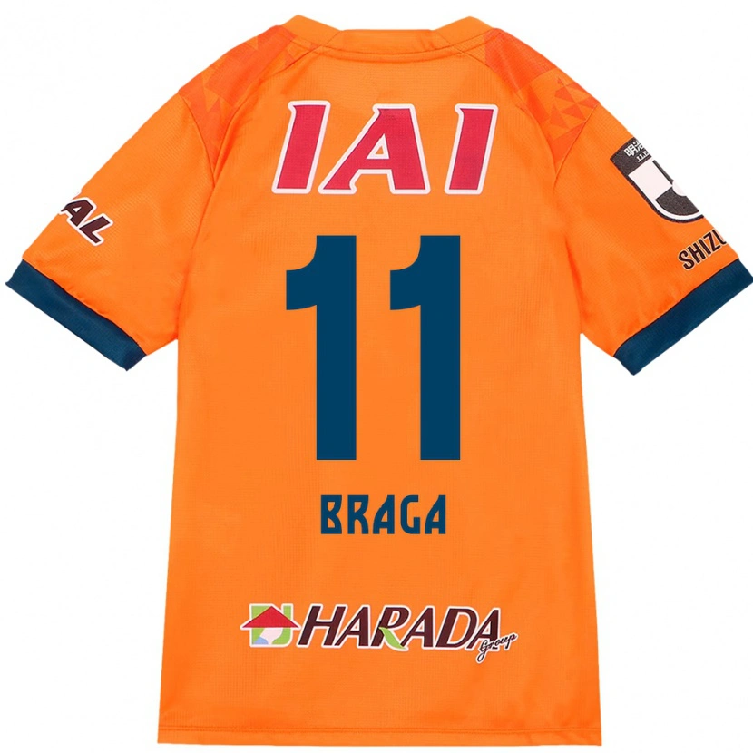 Danxen Homem Camisola Lucas Braga #11 Laranja Vermelho Principal 2025/26 Camisa Brasil