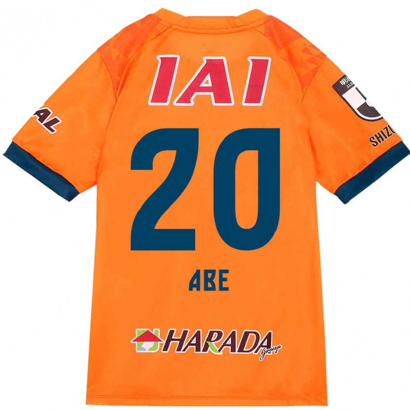 Danxen Homem Camisola Ryoya Abe #20 Laranja Vermelho Principal 2025/26 Camisa Brasil