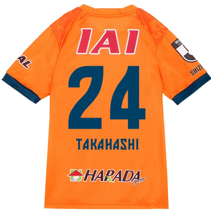 Danxen Homem Camisola Yuzuki Takahashi #24 Laranja Vermelho Principal 2025/26 Camisa Brasil