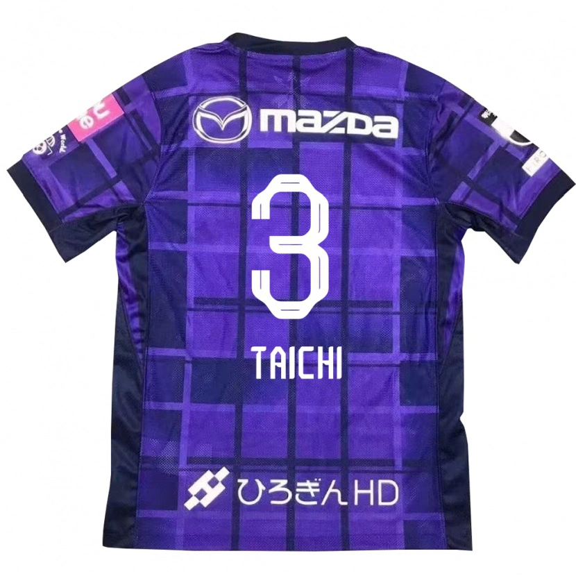 Danxen Homem Camisola Taichi Yamasaki #3 Roxo Laranja Principal 2025/26 Camisa Brasil