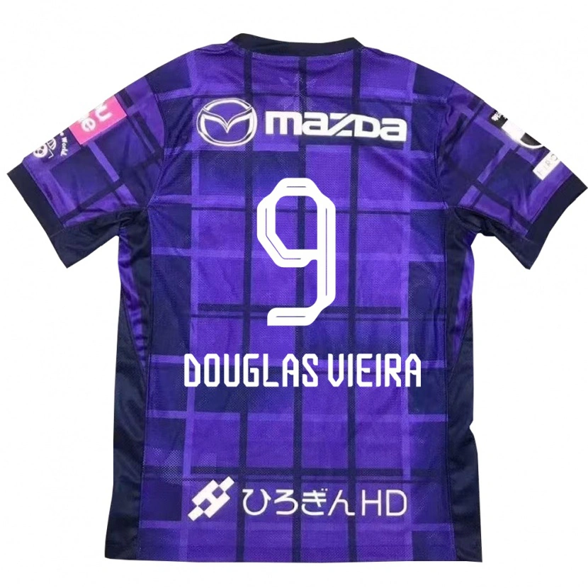 Danxen Homem Camisola Douglas Vieira #9 Roxo Laranja Principal 2025/26 Camisa Brasil