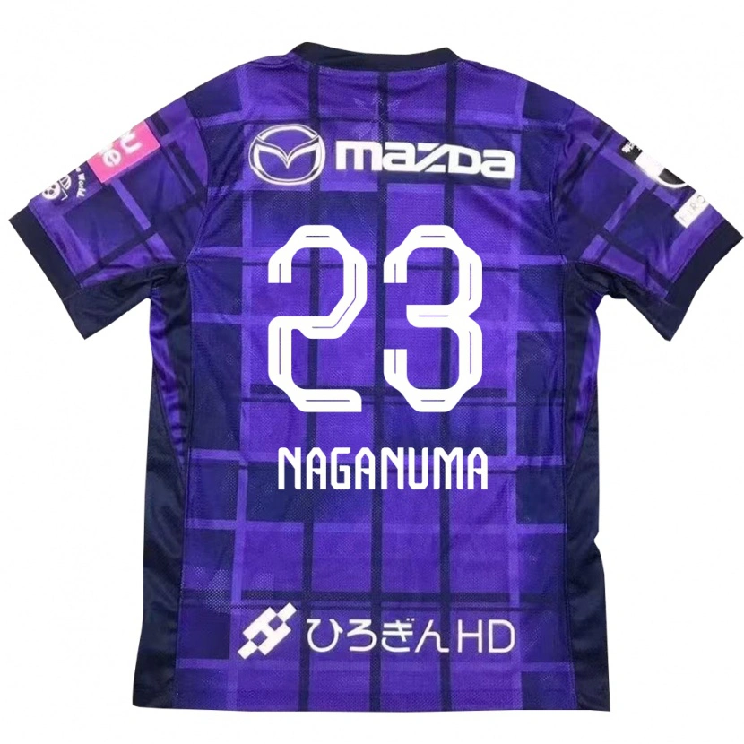 Danxen Homem Camisola Seimei Naganuma #23 Roxo Laranja Principal 2025/26 Camisa Brasil