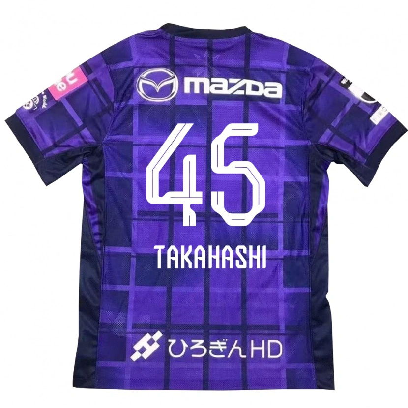 Danxen Homem Camisola Narumi Takahashi #45 Roxo Laranja Principal 2025/26 Camisa Brasil
