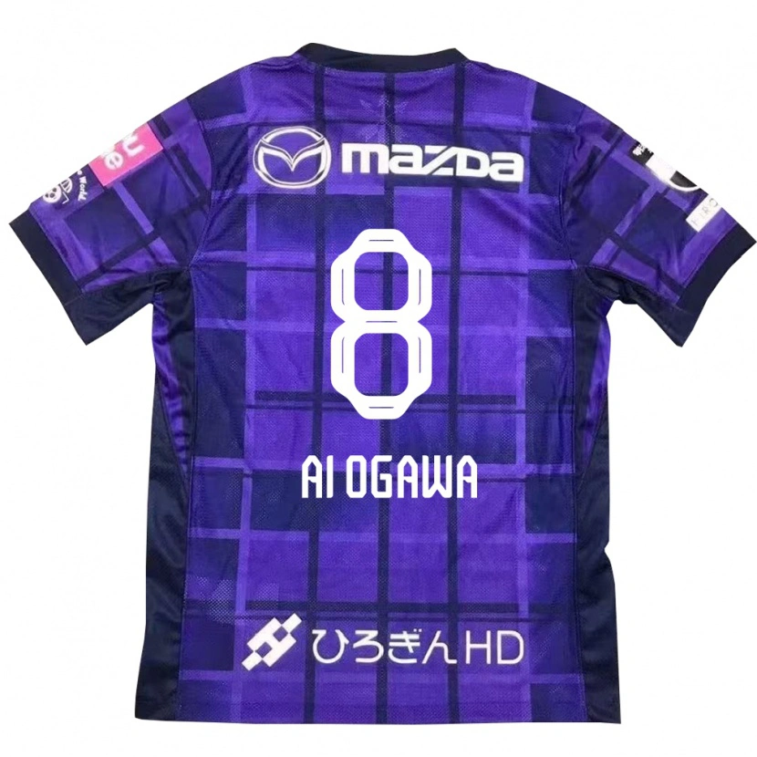 Danxen Homem Camisola Ai Ogawa #8 Roxo Laranja Principal 2025/26 Camisa Brasil