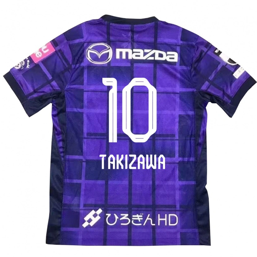 Danxen Homem Camisola Chise Takizawa #10 Roxo Laranja Principal 2025/26 Camisa Brasil