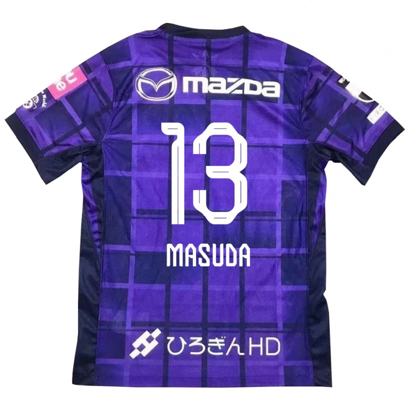 Danxen Homem Camisola Takuya Masuda #13 Roxo Laranja Principal 2025/26 Camisa Brasil