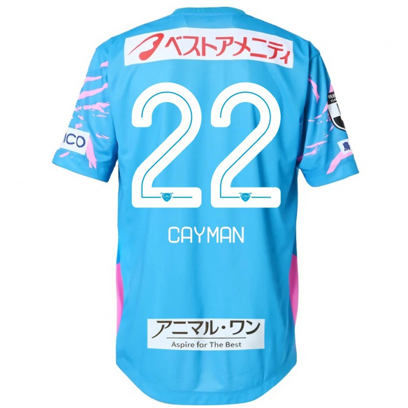 Danxen Homem Camisola Cayman Togashi #22 Azul Rosa Principal 2025/26 Camisa Brasil