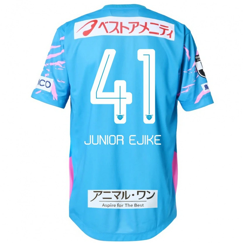 Danxen Homem Camisola Ibuki Vincent Junior Ejike #41 Azul Rosa Principal 2025/26 Camisa Brasil