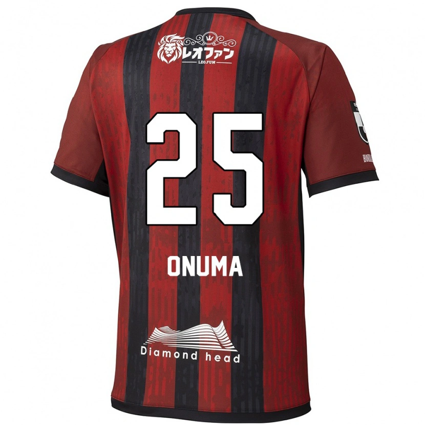 Danxen Homem Camisola Akito Onuma #25 Vermelho Preto Principal 2025/26 Camisa Brasil