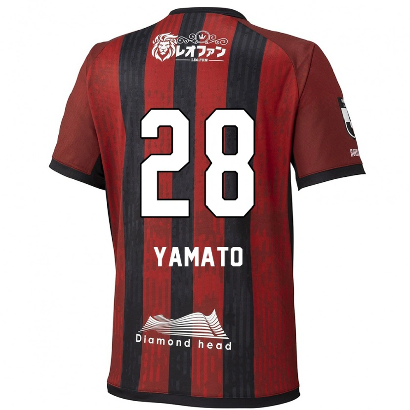 Danxen Homem Camisola Yamato Okada #28 Vermelho Preto Principal 2025/26 Camisa Brasil