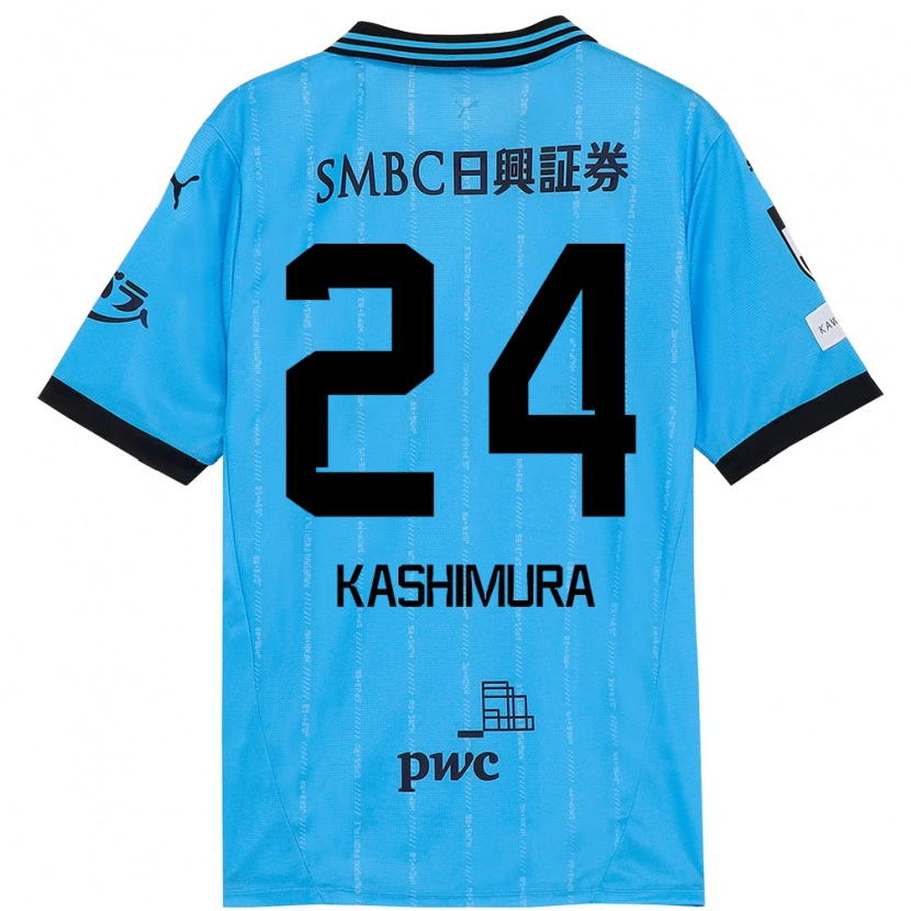 Danxen Homem Camisola Ryota Kashimura #24 Azul Celeste Preto Principal 2025/26 Camisa Brasil