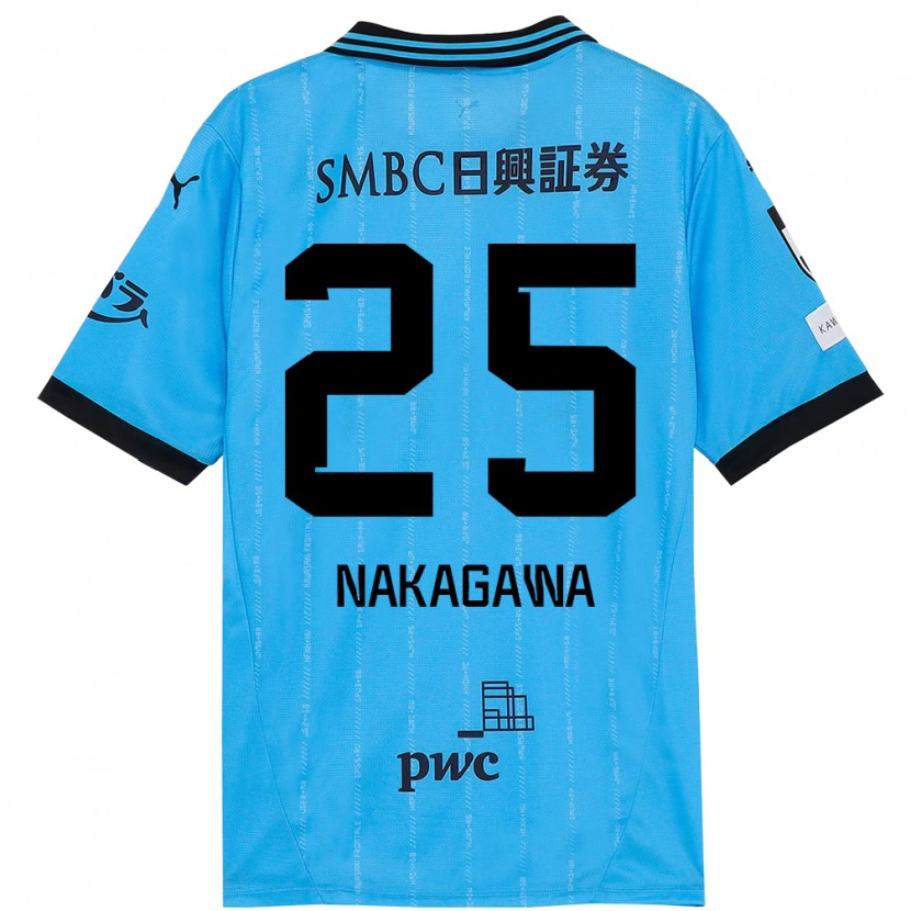 Danxen Homem Camisola Shin Nakagawa #25 Azul Celeste Preto Principal 2025/26 Camisa Brasil