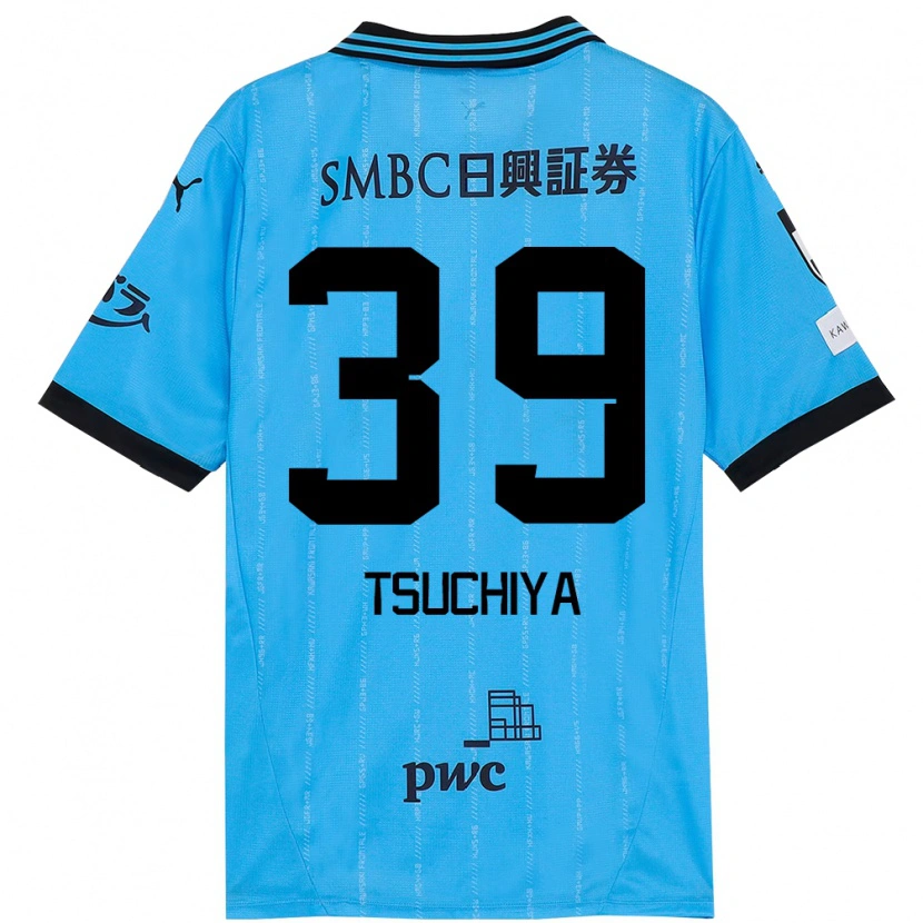 Danxen Homem Camisola Kaito Tsuchiya #39 Azul Celeste Preto Principal 2025/26 Camisa Brasil