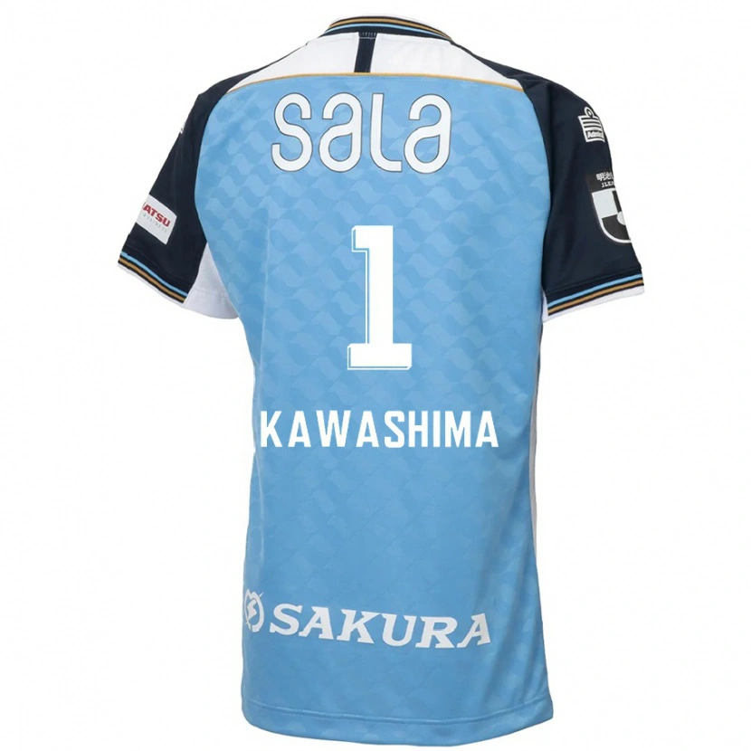 Danxen Homem Camisola Eiji Kawashima #1 Azul Celeste Preto Principal 2025/26 Camisa Brasil