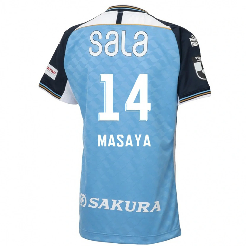 Danxen Homem Camisola Masaya Matsumoto #14 Azul Celeste Preto Principal 2025/26 Camisa Brasil