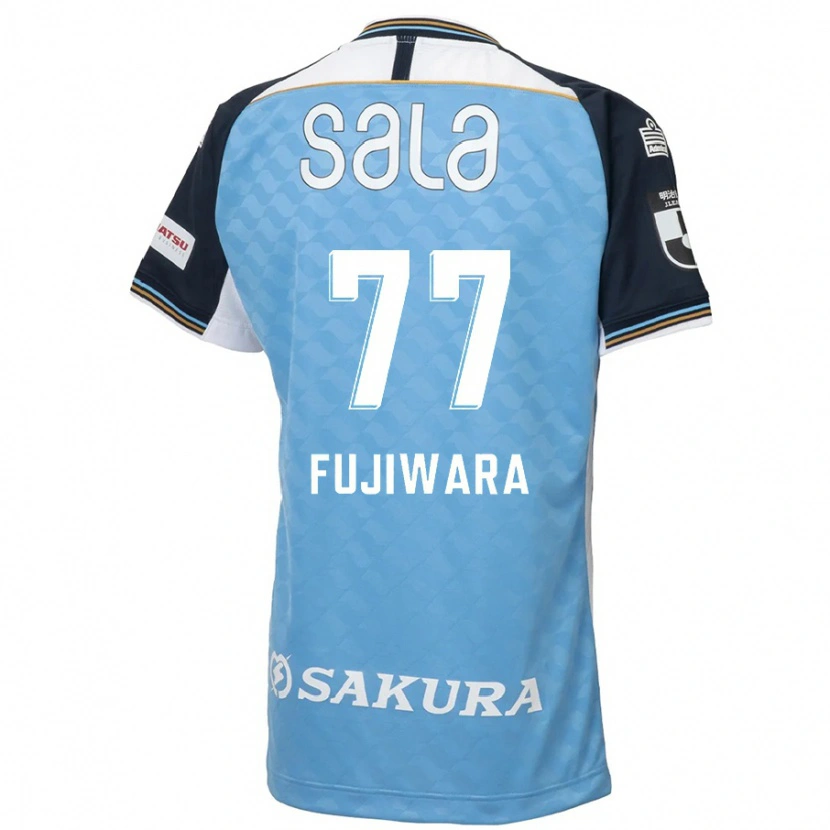 Danxen Homem Camisola Kensuke Fujiwara #77 Azul Celeste Preto Principal 2025/26 Camisa Brasil